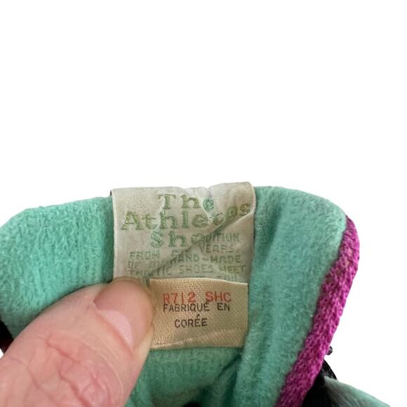 Reebok Vintage Sneaker RAD Skateboard BMX Green 80s Kids Size US 8.5 Rare Retro - Picture 12 of 15